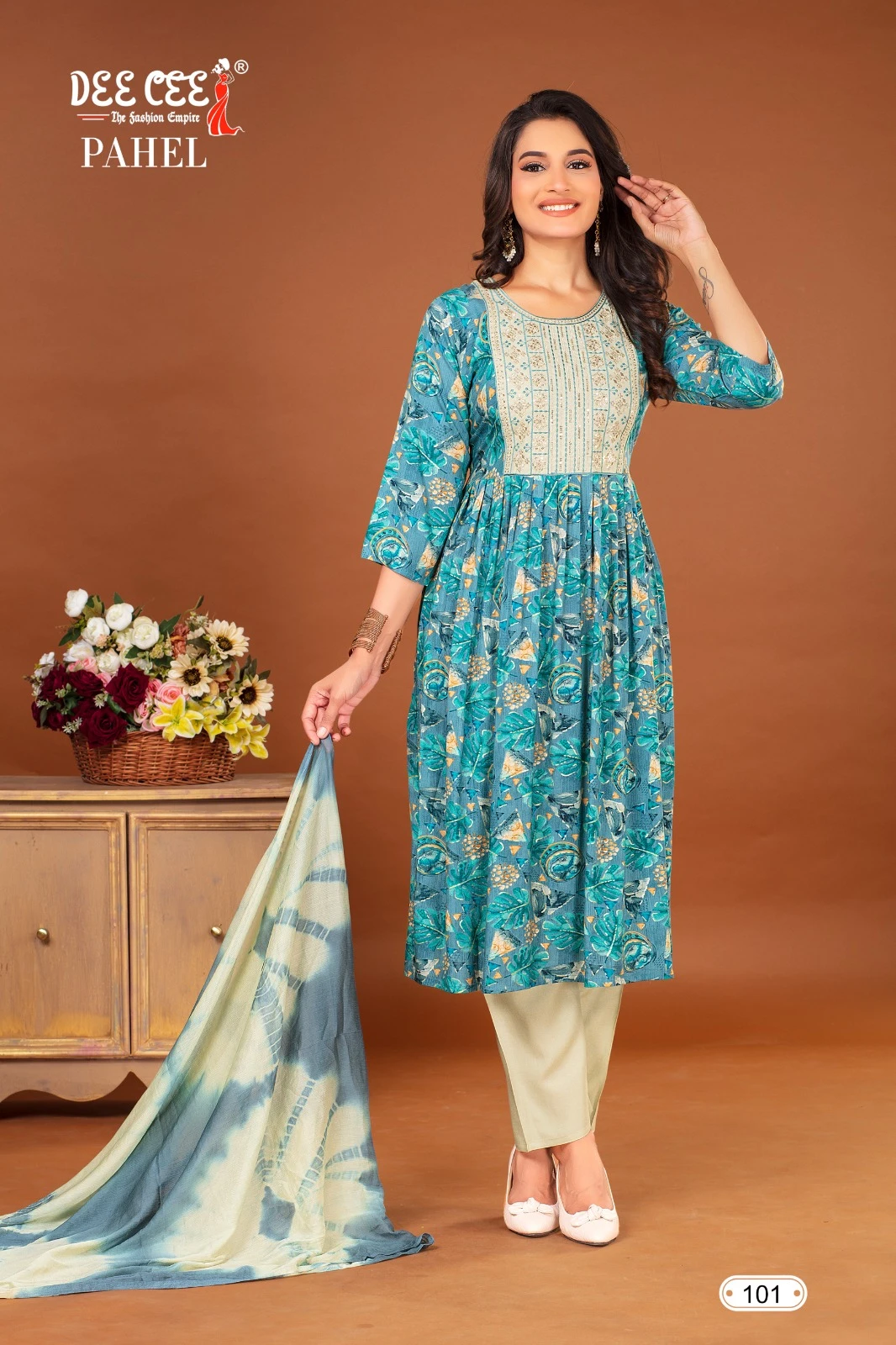 Deecee Pahel Rayon Foil Print Wholesale Readymade Salwar Suit Catalog — Wholesale Salwar Suits, MPA wholesale from Surat - Gallery Image 2